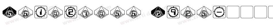 Starburst Pips字体转换
